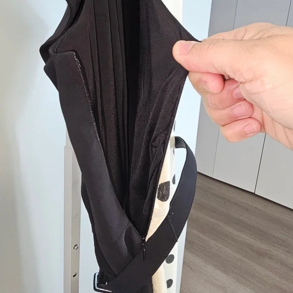 Eva Franco Polka-dot Black, white dress size 8  has the pine up girl rockabilly - Picture 5 of 9